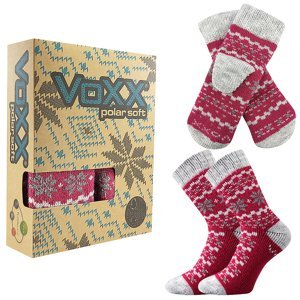 VOXX ponožky Trondelag set magenta 1 ks 35-38 117512
