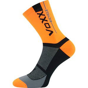 VOXX Stelvio neónovo oranžové ponožky 1 pár 43-46 117796