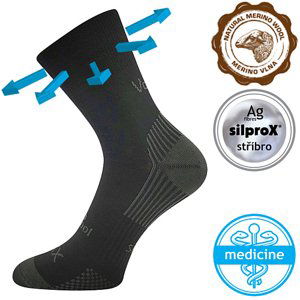 VOXX Optimus ponožky čierne 1 pár 43-46 117776