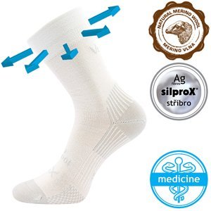 VOXX Optimus ponožky biele 1 pár 39-42 117771