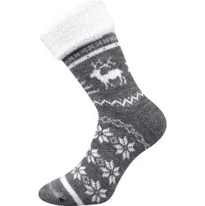 Ponožky BOMA Norway grey melé 1 pár 35-38 118270