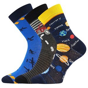 Ponožky BOMA 057-21-43 12/XII mix B - chlapec 3 páry 25-29 117900