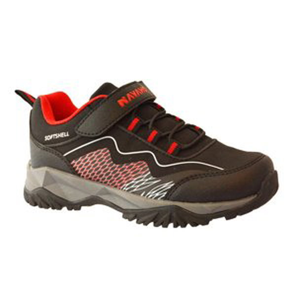 Navaho N7-509-26-02 Detská softshellová obuv čierno / červená 32