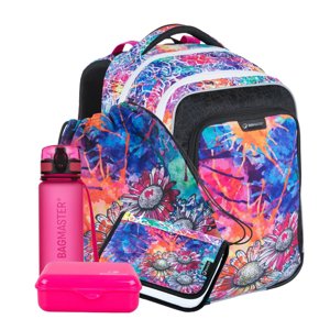 Bagmaster LUMI 21 A Veľký SET Školský batoh Colourful 18 L 21006