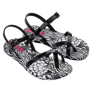 Ipanema Fashion Sandal KIDS 83180-20829 Detské sandále čierno / biele 30