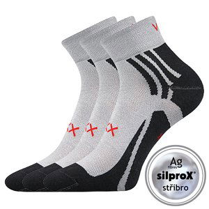 Ponožky VOXX Abra light grey 3 páry 39-42 112277