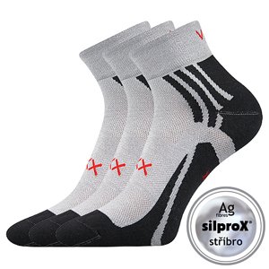 Ponožky VOXX Abra light grey 3 páry 43-46 112282