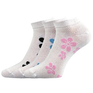 BOMA ponožky Piki 18 mix biele 3 páry 39-42 108492