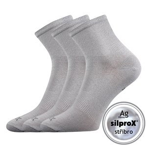 VOXX Ponožky Regular light grey 3 páry 39-42 110203