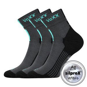 VOXX ponožky Mostan silproX tmavosivé 3 páry 35-38 110683