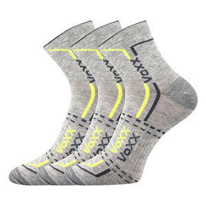 VOXX ponožky Franz 03 light grey melé 3 páry 39-42 113603