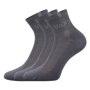 Ponožky VOXX Fredy tmavosivé 3 páry 43-46 106189