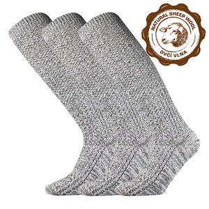 BOMA ponožky Jested grey melé 1 pár 35-37 104475