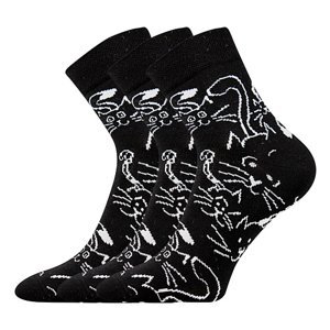 BOMA ponožky Xantipa 31 mix čierne 3 páry 35-38 102209