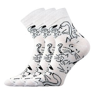 Ponožky BOMA Xantipa 31 mix white 3 páry 39-42 110306