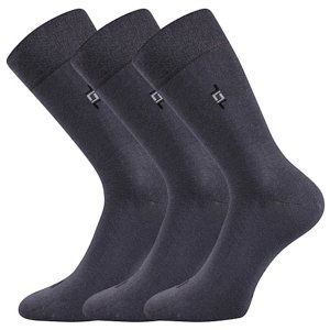 Ponožky LONKA Despok tmavosivé 3 páry 47-50 117110