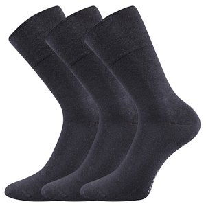 LONKA ponožky Diagram dark grey 3 páry 39-42 115456
