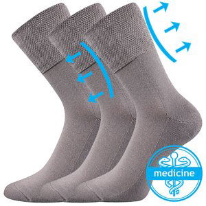 Ponožky LONKA Finego light grey 3 páry 43-46 115445