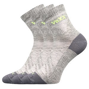VOXX ponožky Rexon 01 light grey melé 3 páry 39-42 117300