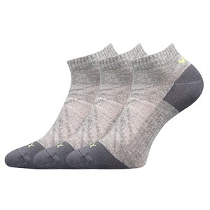 VOXX ponožky Rex 15 light grey melé 3 páry 43-46 117286