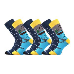 Ponožky LONKA Doble Solo 03/rybár 3 páry 39-42 117622