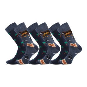 Ponožky LONKA Doble Solo 08/stock 3 páry 39-42 117632