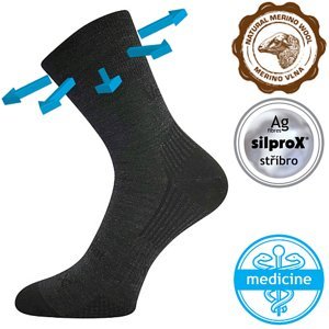 VOXX Optimus ponožky tmavosivé 1 pár 43-46 117777