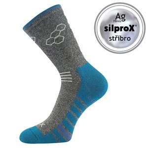 VOXX Virgo ponožky tmavo šedé melé II 1 pár 35-38 117221