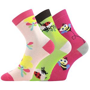 LONKA ponožky Woodik mix C 3 páry 20-24 118757