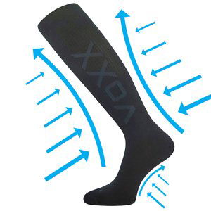 VOXX kompresné ponožky Venom black 1 pár 35-38 119329