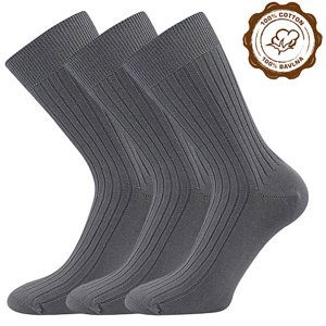 Ponožky LONKA Zebran grey 3 páry 41-42 119483