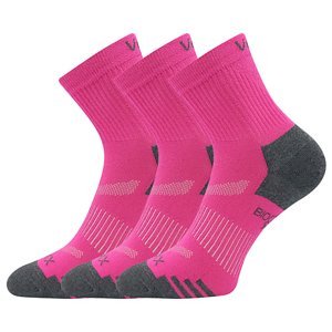 VOXX ponožky Boaz magenta 3 páry 35-38 120133