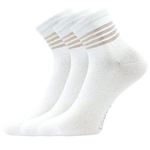 LONKA ponožky Fasketa bílá 3 pár 35-38 119975