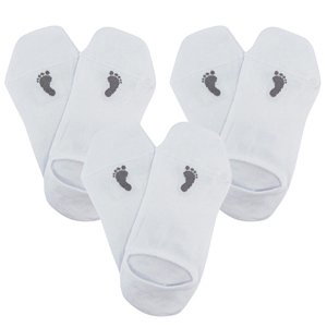 VOXX Barefoot ponožky do tenisiek biele 3 páry 35-38 120004