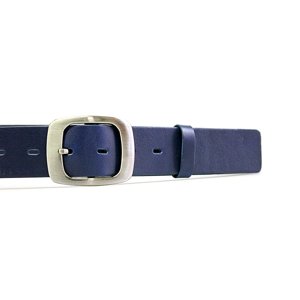 PENNY BELTS 9956 Dámsky kožený opasok modrý 85cm