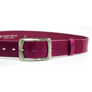 PENNY BELTS 16253 Dámsky kožený opasok fuchsiový 90cm