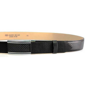 PENNY BELTS 35-020-A8 Pánsky kožený opasok čierny 90cm