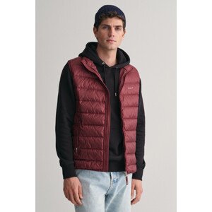 VESTA GANT LIGHT DOWN VEST červená S