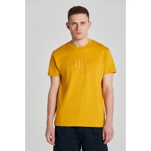 TRIČKO GANT REG TONAL SHIELD SS T-SHIRT žltá XS