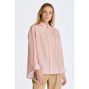 KOŠEĽA GANT RELAXED SILK SHIRT ružová 42