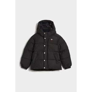 BUNDA GANT RELAXED PUFFER JACKET čierna 98/104