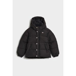 BUNDA GANT RELAXED PUFFER JACKET čierna 92