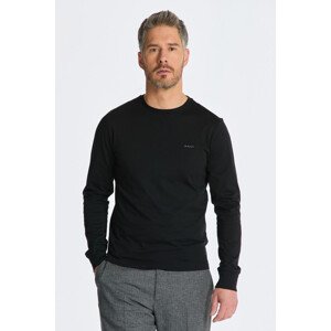 TRIČKO GANT SLIM MERC JERSEY LS T-SHIRT čierna XXS