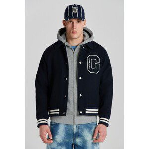 BUNDA GANT WOOL VARSITY JACKET modrá M