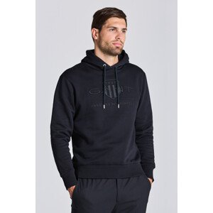 MIKINA GANT REG TONAL SHIELD HOODIE čierna M