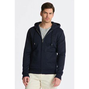 MIKINA GANT REG TONAL SHIELD FULL ZIP HOODIE modrá S