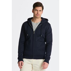 MIKINA GANT REG TONAL SHIELD FULL ZIP HOODIE modrá XL