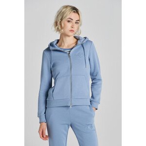 MIKINA GANT REG TONAL SHIELD ZIP HOODIE modrá XS