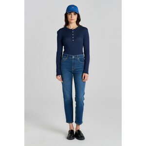 DŽÍNSY GANT CROPPED SLIM JEANS modrá 29