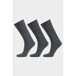 PONOŽKY 3-PACK GANT SOFT COTTON SOCKS 3-PACK šedá 43/45